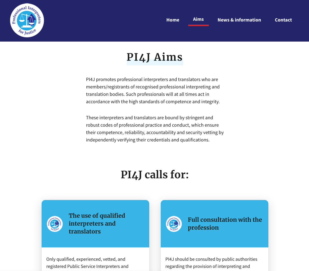 PI4J Aims webpage